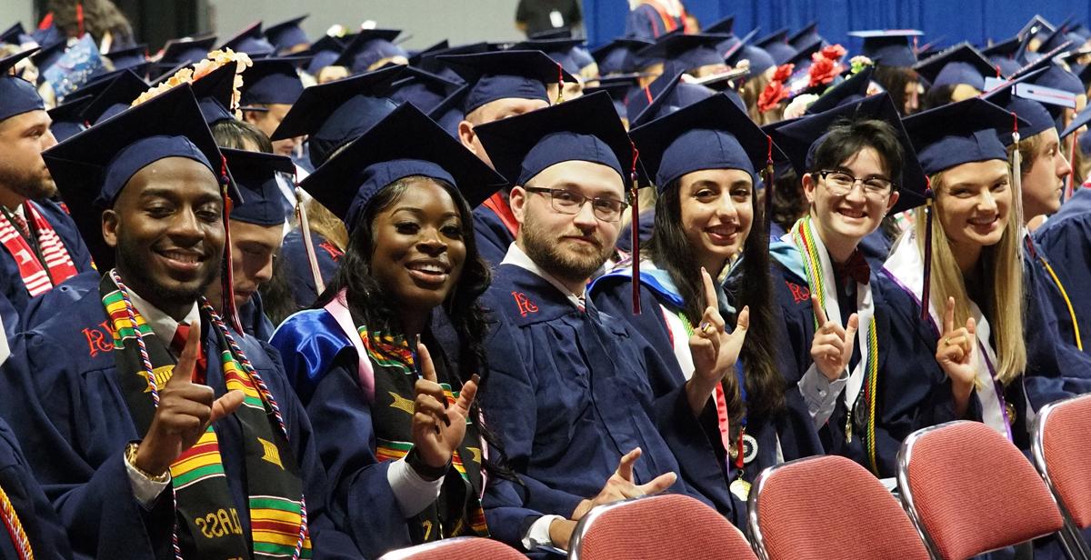 Nearly 2,100 spring and summer graduates were celebrated during Commencement ceremonies Friday and Saturday at the USA Mitchell Center. 