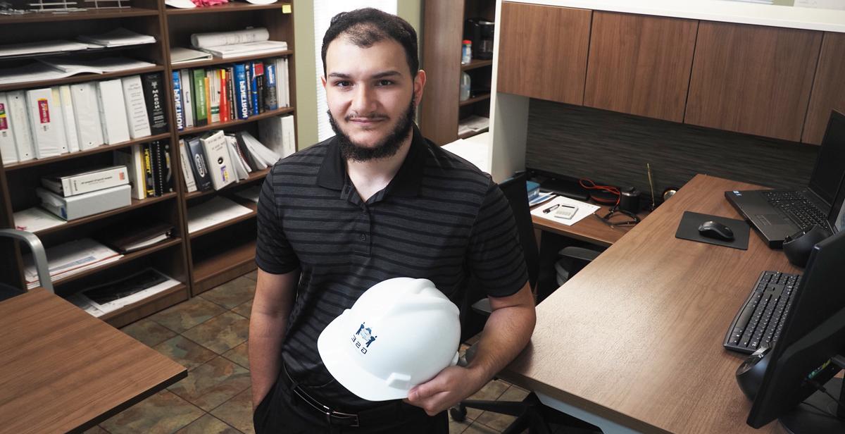 After completing a senior internship – his third while enrolled at the University of South Alabama – Ramiz Yusuf began working full-time at Gulf States Engineering in Mobile.